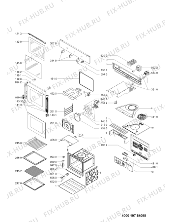 Схема №1 503.009.06 OV T11 BG OVEN IK с изображением Панель для электропечи Whirlpool 481010772524