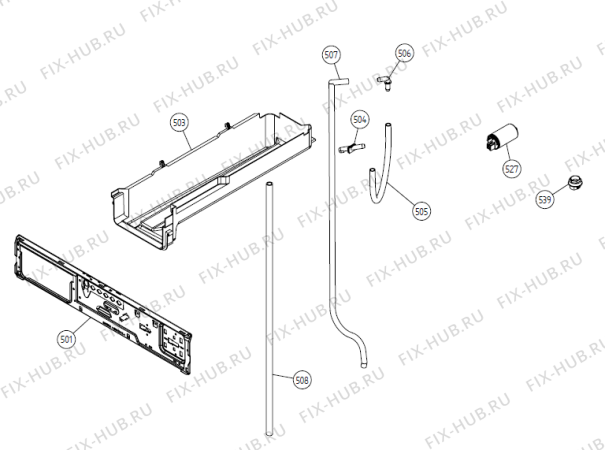 Схема №2 TK 11 SE   -White (403010, TD25.1) с изображением Обшивка для стиралки Gorenje 348831