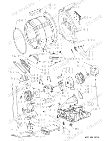 Схема №1 AWZ 99100 с изображением Микромодуль для сушильной машины Whirlpool 481221479682