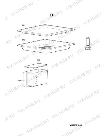 Схема №4 ST 7305 с изображением Дверца для духового шкафа Whirlpool 480121104116