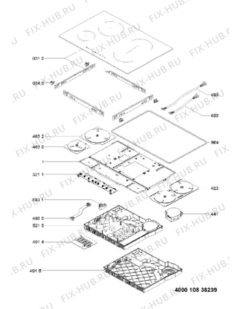 Схема №1 PCTAIK7040CIN (F103097) с изображением Всякое для духового шкафа Indesit C00504304