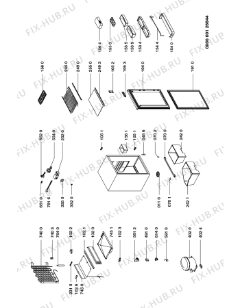 Схема №1 CIR 17.3 LE CE с изображением Дверь для холодильной камеры Whirlpool 481944269201
