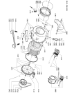 Схема №2 AWG 852/1 OS с изображением Ручка (крючок) люка для стиральной машины Whirlpool 481249878618