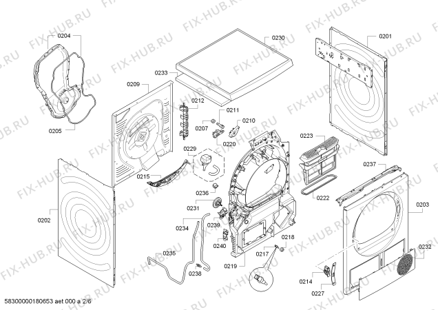 Схема №4 WT48Y740EE IQ800 selfCleaning Condenser с изображением Инструкция по эксплуатации для электросушки Siemens 00736378