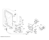 Схема №4 S41N58N7EU с изображением Передняя панель для электропосудомоечной машины Bosch 00790944
