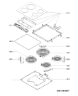 Схема №1 AKT8090NEN (F101520) с изображением Керамическая поверхность для плиты (духовки) Indesit C00522673