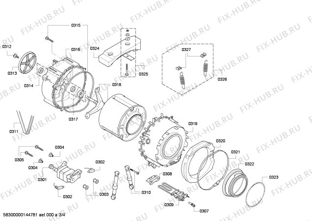 Схема №3 WAE32461SN Bosch Maxx 6 Sensitive с изображением Дисплей для стиралки Bosch 00646902