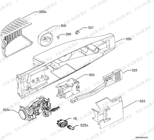 Взрыв-схема холодильника Aeg Electrolux S65388KG1 - Схема узла Diffusor