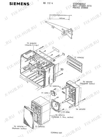 Схема №7 RD1124 с изображением Переключатель для звукотехники Siemens 00733394