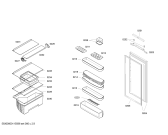 Схема №3 K6644X8 с изображением Дверь для холодильника Bosch 00243906