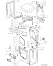 Схема №1 AWZ 8466 с изображением Обшивка для сушильной машины Whirlpool 481245216967