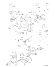 Схема №3 ADG 657/1 IX с изображением Обшивка для электропосудомоечной машины Whirlpool 481245373251