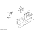 Схема №5 3VF543XD с изображением Набор кнопок для посудомоечной машины Bosch 00600549