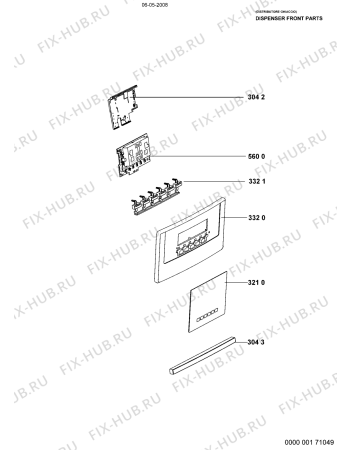 Схема №8 20RW-D3L A+ с изображением Холдер для холодильника Whirlpool 480132100672