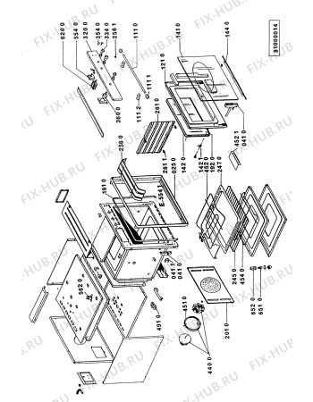 Схема №1 AKG 627 WP с изображением Панель для плиты (духовки) Whirlpool 481944238054