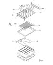 Схема №3 CLOV 91/IX с изображением Решетка на поверхность для электропечи Whirlpool 482000006674