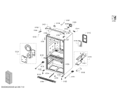 Схема №8 B26FT50SNS с изображением Направляющая для холодильника Bosch 12019156