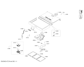Схема №1 DHU965E с изображением Кнопка для вентиляции Bosch 00615446