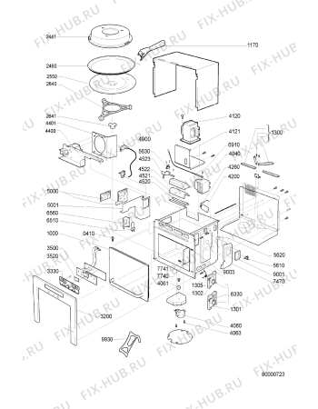 Схема №1 MWB10S1 (F090877) с изображением Инструкция по эксплуатации для микроволновой печи Indesit C00363720