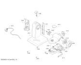 Схема №3 MUM4421 с изображением Кнопка для электрокомбайна Bosch 00056525