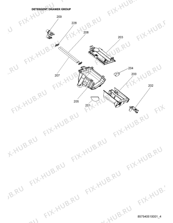 Схема №5 AWG 5082C с изображением Блок управления для стиралки Whirlpool 482000010000