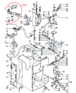 Схема №1 CFA9100E (196544, EABI56.00) с изображением Сальник для электрокофемашины Gorenje 229957