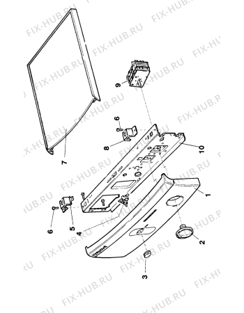 Схема №3 TL61PE (F032395) с изображением Вставка Indesit C00165952