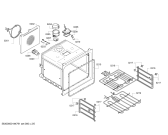 Схема №4 BO221131 с изображением Модуль управления для плиты (духовки) Bosch 00653807
