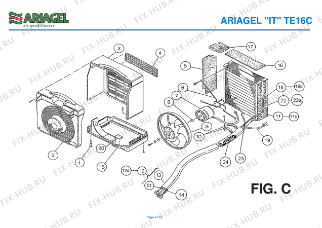 Схема №2 TE 10 с изображением Трубка для сплит-системы DELONGHI 7350013400