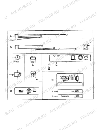 Взрыв-схема холодильника Acec SB2801 - Схема узла Electrical equipment