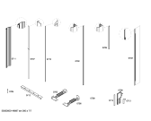 Схема №3 B36IT71SN с изображением Дверь для холодильника Bosch 00246733