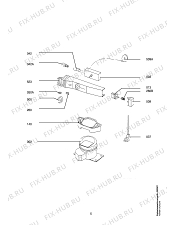 Взрыв-схема холодильника Aeg S2232-5E - Схема узла Refrigerator cooling system