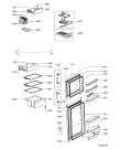 Схема №2 WBM 452 с изображением Панель управления для холодильника Whirlpool 482000010089