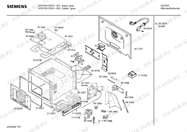 Схема №2 HF87020FB с изображением Инструкция по эксплуатации для микроволновки Siemens 00527056