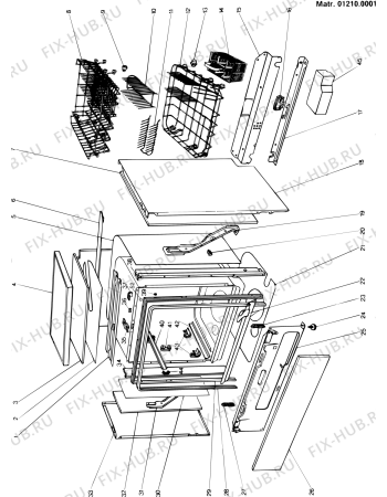 Схема №3 LS2002FR (F004760) с изображением Ручка регулировки (кнопка) для посудомоечной машины Indesit C00038401