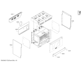 Схема №6 PRD366GHU с изображением Панель управления для плиты (духовки) Bosch 00683738