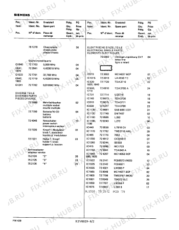 Схема №7 FM3289 с изображением Сервисная инструкция для телевизора Siemens 00535096