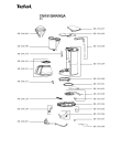Схема №1 CM151GKR/9QA с изображением Кабель для электрокофеварки Tefal SS-201267