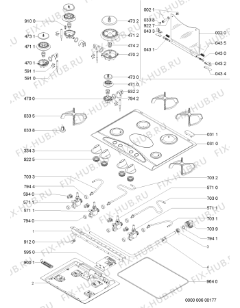 Схема №1 AKS 359/IX с изображением Затычка для духового шкафа Whirlpool 481244039668