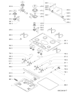 Схема №1 AKS 359/IX с изображением Труба для электропечи Whirlpool 481953048763