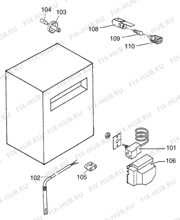 Взрыв-схема холодильника Unknown EA3120 - Схема узла C20 Electric armature  G