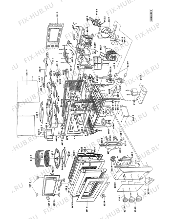 Схема №1 AKL 540 с изображением Дверка для микроволновки Whirlpool 481990200099