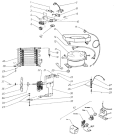 Схема №3 ETDF450XTCAD (F018120) с изображением Электролиния для холодильника Indesit C00174241