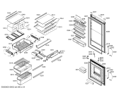 Схема №2 KGN49A96 с изображением Дверь для холодильной камеры Bosch 00247561
