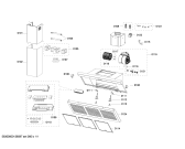 Схема №1 DWK093650 с изображением Кронштейн для вентиляции Bosch 00684725