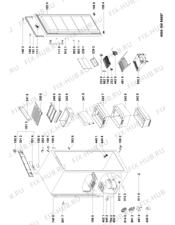 Схема №1 GKN 250 A+ GF с изображением Крышка для холодильника Whirlpool 481010462836