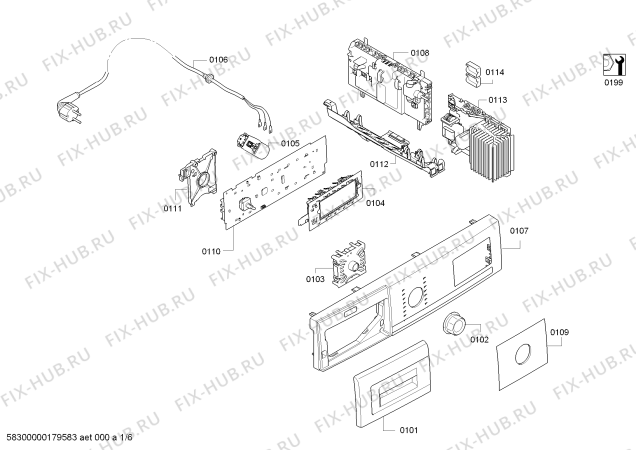 Схема №3 WTY88740CH HomeProfessional selfCleaning Condenser с изображением Панель управления для сушилки Bosch 11003444