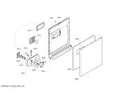 Схема №5 SGI84M15 с изображением Передняя панель для посудомойки Bosch 00446049