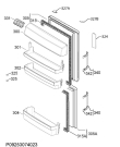 Схема №1 S53530CNX2 с изображением Дверца для холодильника Aeg 2801829330