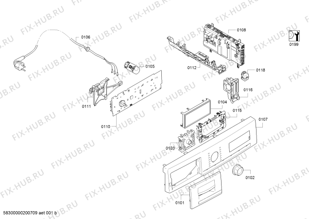 Схема №4 WTWH7591 с изображением Люк для сушильной машины Bosch 11024763